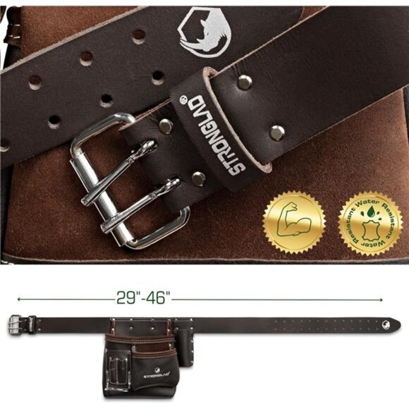 Tool Belt - Carpenter Tool Belt - Electrician Tool Belt, Electrician Tool Pouch - Picture 4 of 7